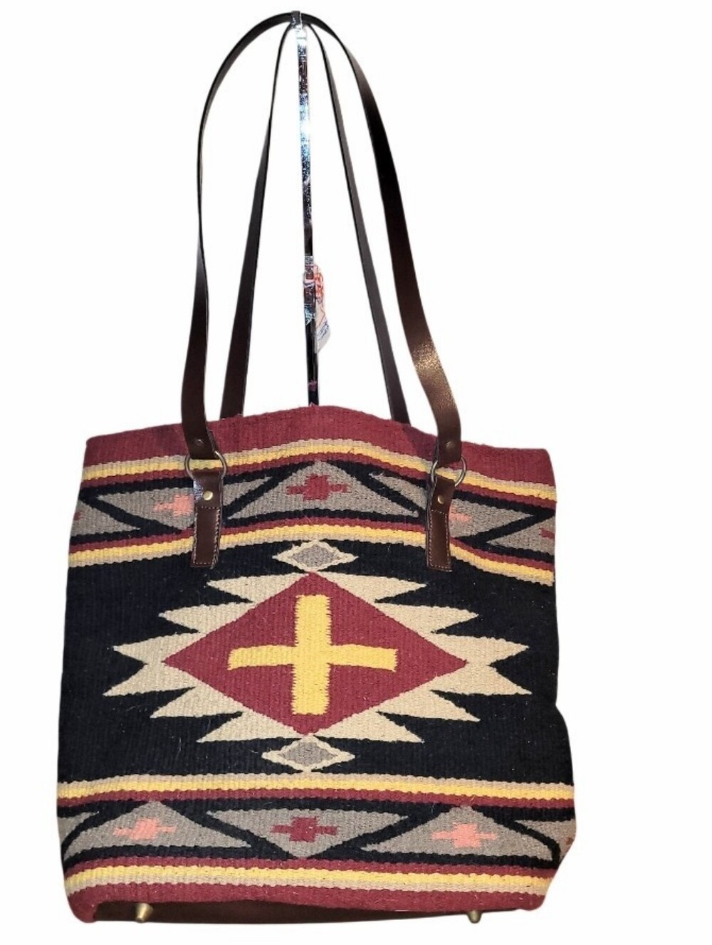 El Paso Saddle Blanket Woven Tote Bag